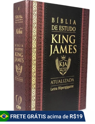 Imagem do Produto Bíblia de estudo King James Ed. 2024 - Letra Hipergigante
